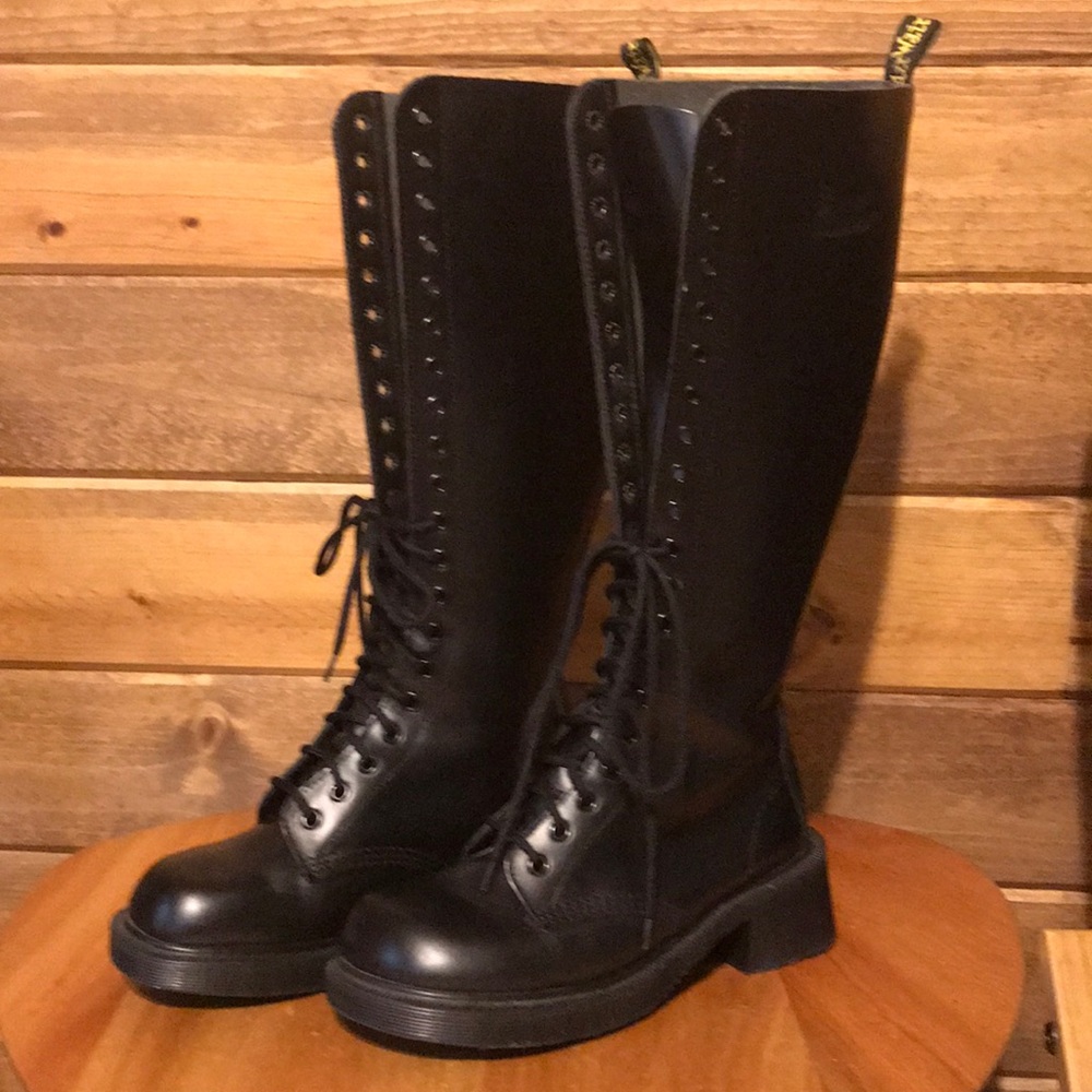 Dr. Martens Air Wair 20 eyelet Lace Up Tall Boot